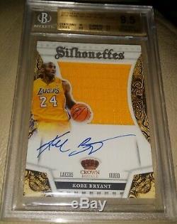 13 Panini Preferred Silhouettes Autograph Patch /35 Kobe Bryant Bgs 9.5 Auto 10