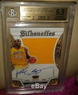 13 Panini Preferred Silhouettes Autograph Patch /35 Kobe Bryant Bgs 9.5 Auto 10