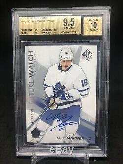 16/17 UD Sp Authentic Mitch Marner Future Watch /999 Auto BGS 9.5
