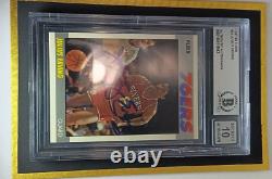 1987 Fleer Julius Erving #35 Autographed BGS 10 on card Auto