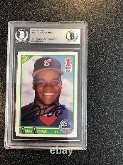 1990 Score Frank Thomas Rookie RC #663 Autograph Auto BGS Authentic