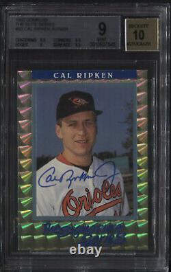 1992 DONRUSS ELITE SIGNATURE SERIES CAL RIPKEN JR. BGS 9 With 10 AUTO 0015/5000