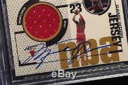 1998/99 Upper Deck Michael Jordan Game Used Worn Jersey Signed Uda Bgs 9 Auto 10