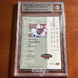 1998 PEYTON MANNING Playoff Contenders Autograph Auto Ticket Rc /200 BGS 7