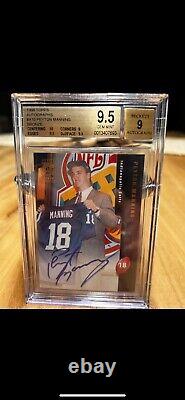 1998 Topps Bronze #A10 Peyton Manning Rookie Signed AUTO RC Autograph BGS 9.5