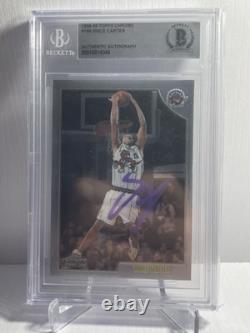1998 Topps Chrome Vince Carter Rookie Auto Bgs Certified