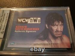 1998 Topps WCW NWO Eddie Guerrero Autograph Card Signature BGS Mint 9 Auto 10