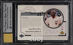 1998 Upper Deck Game Jersey Michael Jordan PATCH AUTO /23 #UD2 BGS 8.5 NM-MT+