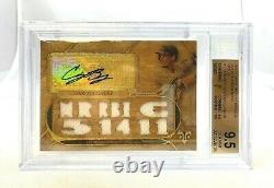 1/1? 2017 Triple Threads CODY BELLINGER AUTO BGS 9.5 Gem Mint RC Autograph