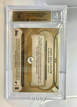 1/1? 2017 Triple Threads CODY BELLINGER AUTO BGS 9.5 Gem Mint RC Autograph