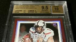 1/1 BGS 9.5/10 PATRICK MAHOMES RC AUTO 2017 Contenders ROOKIE PLAYOFF TICKET /15