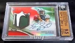 #1/1 BGS 9.5 9 Autograph Rc Nike Swoosh Patch Geno Smith Auto 2013 Rookie Signed