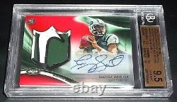 #1/1 BGS 9.5 9 Autograph Rc Nike Swoosh Patch Geno Smith Auto 2013 Rookie Signed