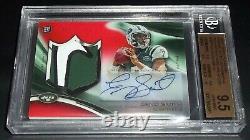 #1/1 BGS 9.5 9 Autograph Rc Nike Swoosh Patch Geno Smith Auto 2013 Rookie Signed