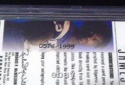 (#1,999) BGS Mint 9 10 Autograph Edgerrin James Auto Rc 1999 SPX Rookie Signed