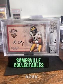 2000 Fleer Tradition Autographics Tom Brady BGS 7.5 With 10 AUTO Rookie RC PATS