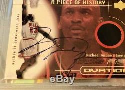 2000 UD BGS 9 Ovation Michael Jordan Piece History of Game Shoe Auto #10/23 MJ-A