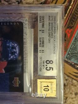 2000 Upperdeck Legends Epic Signatures Wayne Gretzky Autograph BGS 8.5 Auto 10