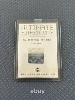 2001 Black Diamond Kobe Bryant AUTO /12 ON CARD Ultimate Buyback BGS Autograph