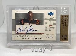 2001 Chad Johnson Rookie Rc Autograph Sp/500 Auto Bgs 9.5/10 Bengals Hof