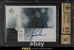 2001 SP Authentic Sign Of Times Gold Tiger Woods ROOKIE RC AUTO /25 BGS 9.5 GEM
