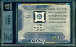 2001 SPx Ichiro Suzuki #150 RC Rookie Autograph Auto Jersey BGS 9 Early Grade