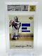 2001 Ud Pros & Prospects Johnny Unitas Bgs 9/10 Gold Game Used Jersey Auto /50