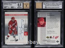 2002-03 SP Game Used Signature Style Steve Yzerman #SS-SY BGS 8.5 Auto HOF