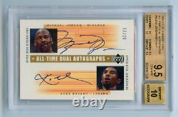 2002-03 Ud Generations Autograph Auto Michael Jordan Kobe Bryant /25 Bgs 9.5 10