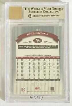 2002 Significant Signature Joe Montana Autograph Auto /100 BGS 9 Auto 10