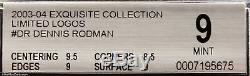 2003-04 Dennis Rodman Exquisite Limited Logos The Worm Auto /75 BGS 9 / 9