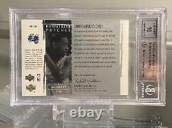 2003-04 Exquisite TRACY MCGRADY 2 CLR PATCH Autograph AUTO/100 BGS 9/10 1ST YEAR