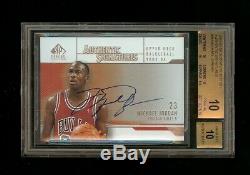 2003-04 Michael Jordan SP Authentic Signatures Auto BGS 10/10 Pristine