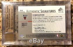 2003-04 Michael Jordan SP Authentic Signatures Auto BGS 9.5/10 10 Centering GOAT