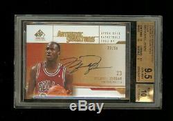 2003-04 Michael Jordan SP Authentic Signatures GOLD /50 Auto BGS 9.5/10