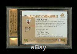 2003-04 Michael Jordan SP Authentic Signatures GOLD /50 Auto BGS 9.5/10