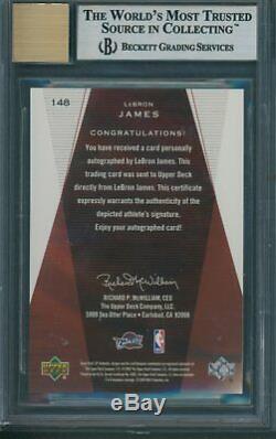 2003/04 SP Authentic #148 LeBron James Autograph BGS MINT 9, Auto 10 #444/500