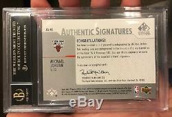 2003-04 SP Authentic Signature Michael Jordan Auto BGS 10/10 Black Label