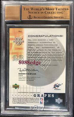 2003-04 Standing O Graphs Auto Michael Jordan/23 Autograph Bgs 10 Pristine 1/1