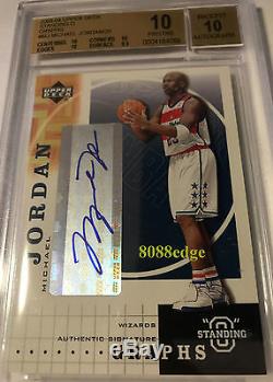 2003-04 Standing O Graphs Auto Michael Jordan/23 Autograph Bgs 10 Pristine 1/1