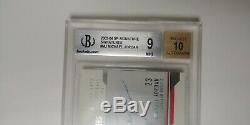 2003 Sp Authentic Signature Michael Jordan #as-mj Ud Bgs 9 Mint / 10 Auto