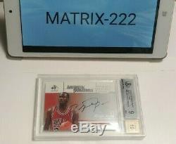 2003 Sp Authentic Signature Michael Jordan #as-mj Ud Bgs 9 Mint / 10 Auto