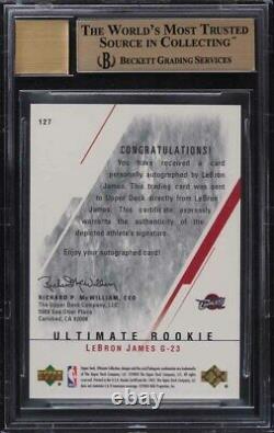 2003 Ultimate Collection LeBron James ROOKIE RC AUTO /250 BGS 10 PRISTINE