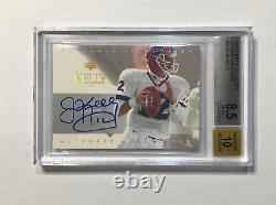 2003 Ultimate Collection Ultimate Signatures Jim Kelly BGS 8.5 (Pop 4) 10 Auto