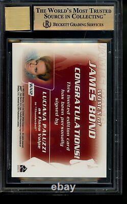 2003 Women of James Bond Autograph Luciana Paluzzi Limited Auto BGS 9.5/10