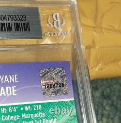 2003 eTOPPS AUTOGRAPHS /63 #47 DWYANE WADE RC ROOKIE BGS 9 (2) 9.5s (1) 10 AUTO