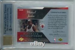 2004-05 Michael Jordan Ultimate Collection Gold Signatures 05/23 BGS9/10 auto