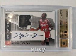 2004-05 Upper Deck Spx Michael Jordan Autograph Bgs 9.5 Gem Mint 10 Jersey Auto