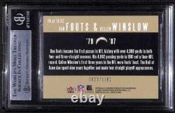 2004 Greats Classic Combos 10 Dan Fouts/Kellen Winslow BGS Auto Autograph C85051