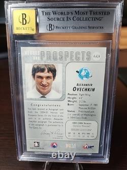 2004 ITG Heroes & Prospects Alexander Ovechkin Autographs BGS 9 AUTO 10 POP 1
